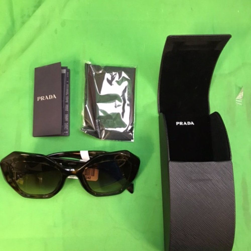 PRADA PR 16WS -2AU6S1 TORTOISE-BROWN GRADIENT LENS SUNGLASSES 53MM